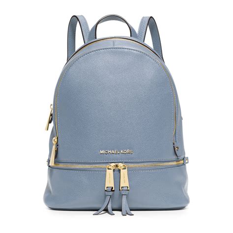 michael kors blue small purse|blue michael kors backpack purse.